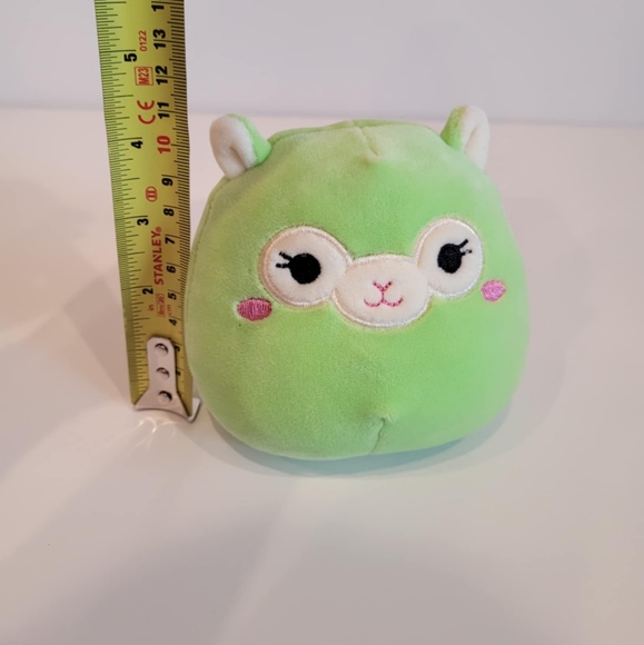 Squishmallow MINI Jim the Green Llama Alpaca Lamb Sheep from Box Set Kellytoy 4" - Picture 5 of 5